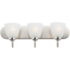 Axis 3 Light 24 inch Satin Nickel Bath Vanity Wall Light