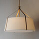 Bandera 4 Light 31 inch Natural Aged Brass Multi-Light Pendant Ceiling Light