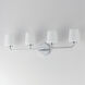 Durham 4 Light 32.5 inch Polished Chrome Bath Vanity Wall Light