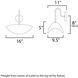 Denarii 1 Light 16 inch Natural Gold Wall Sconce Wall Light