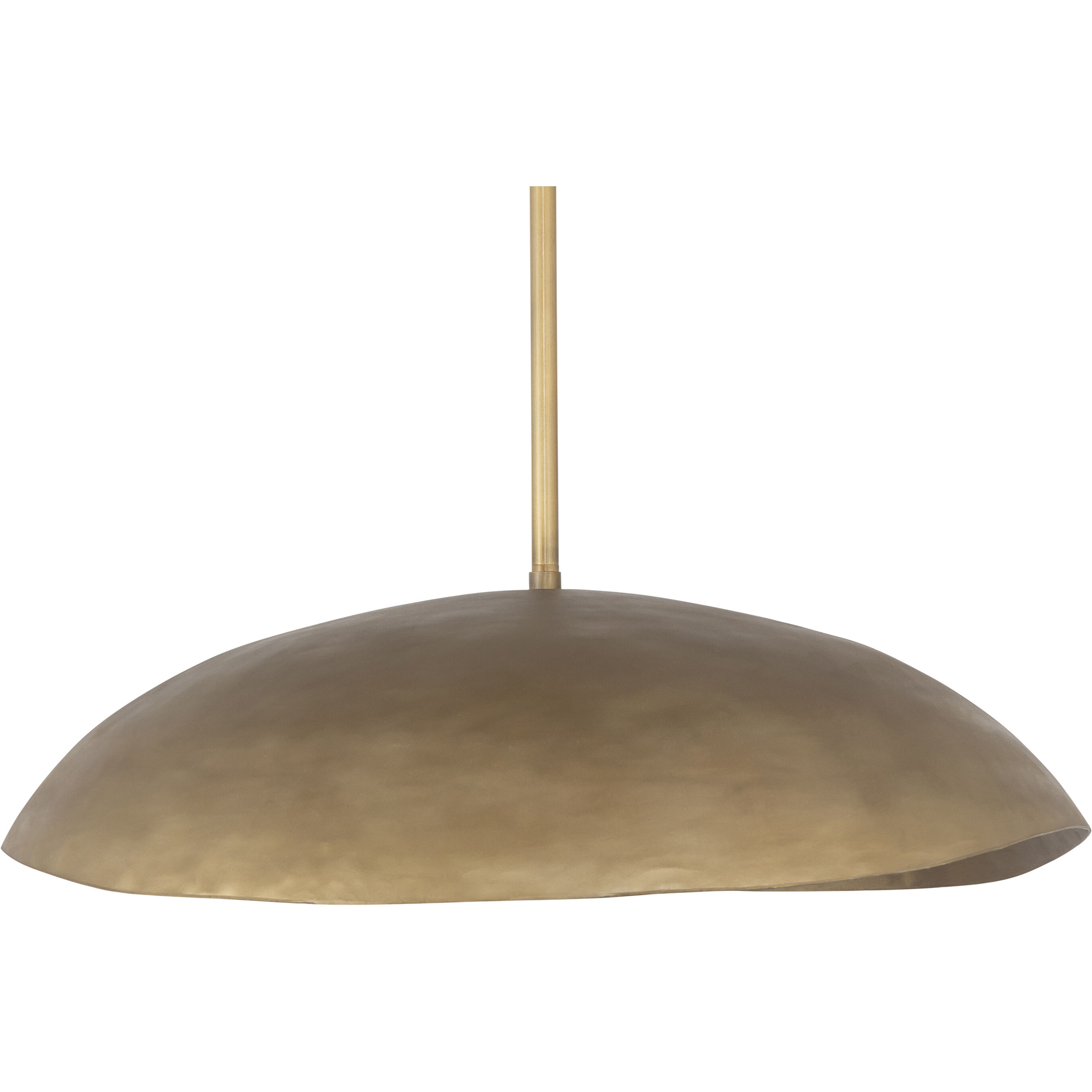 Denarii 2 Light 24.5 inch Natural Gold Single Pendant Ceiling Light