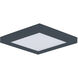 Chip LED 5 inch Black Flush Mount Ceiling Light