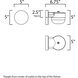 Michelle LED 5 inch Black Outdoor Wall Mount