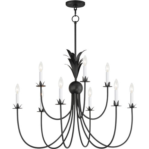 Paloma 9 Light 36 inch Anthracite Chandelier Ceiling Light