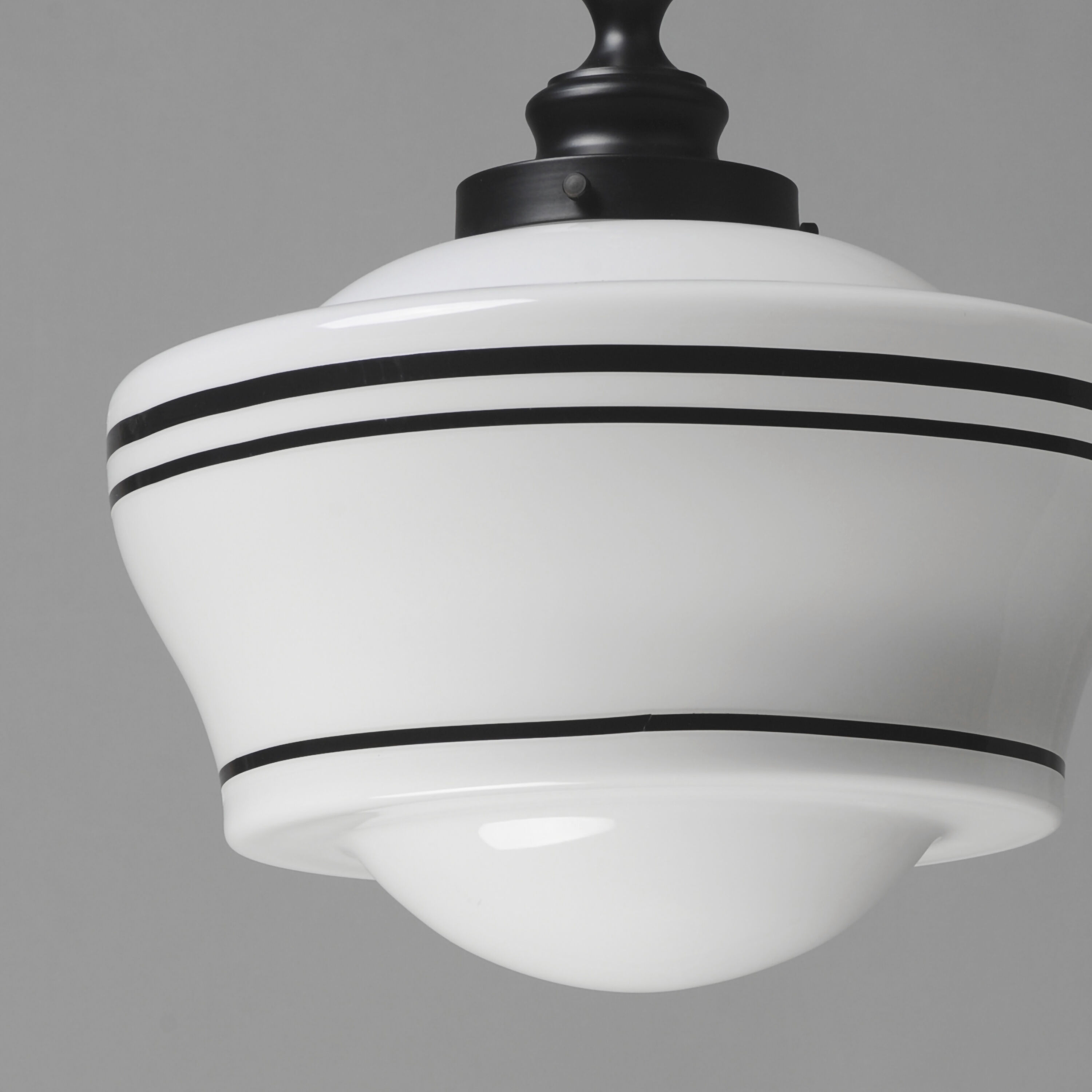 Eureka 1 Light 15.75 inch Black Single Pendant Ceiling Light