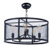 Palladium 6 Light 32 inch Black/Natural Aged Brass Chandelier Ceiling Light in MB ST64 Incandescent