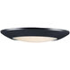 Diverse LED 9.25 inch Black Flush Mount Ceiling Light