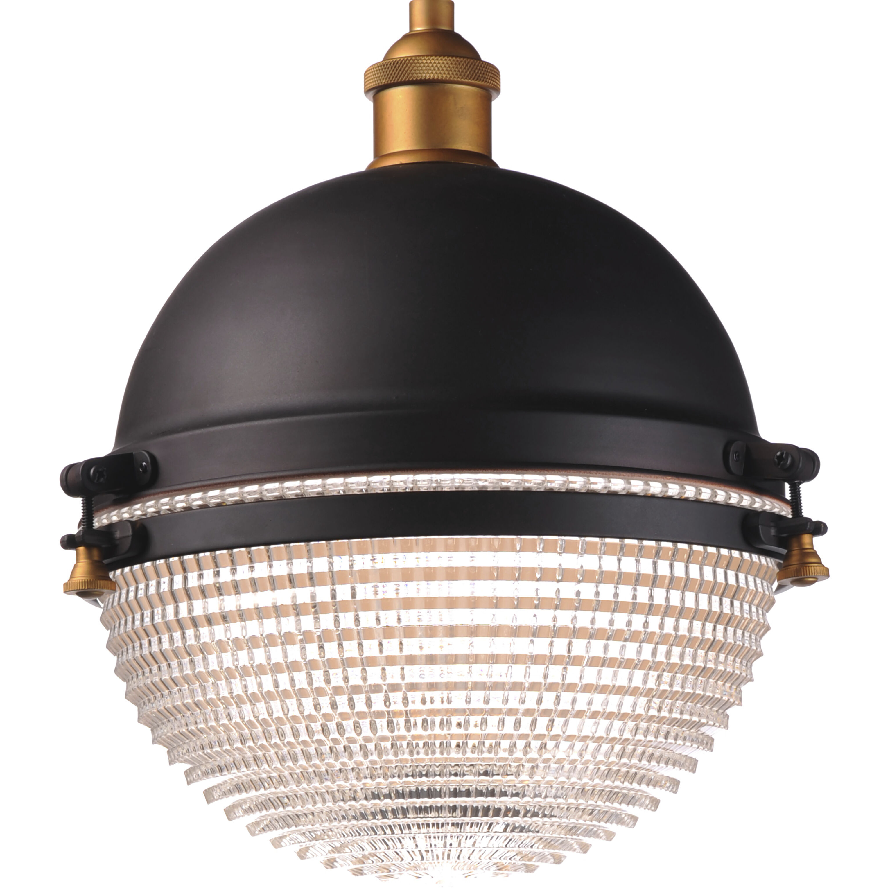 Brass outdoor pendant light top