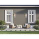 Nassau Vivex 2 Light 21 inch Black Outdoor Wall Mount