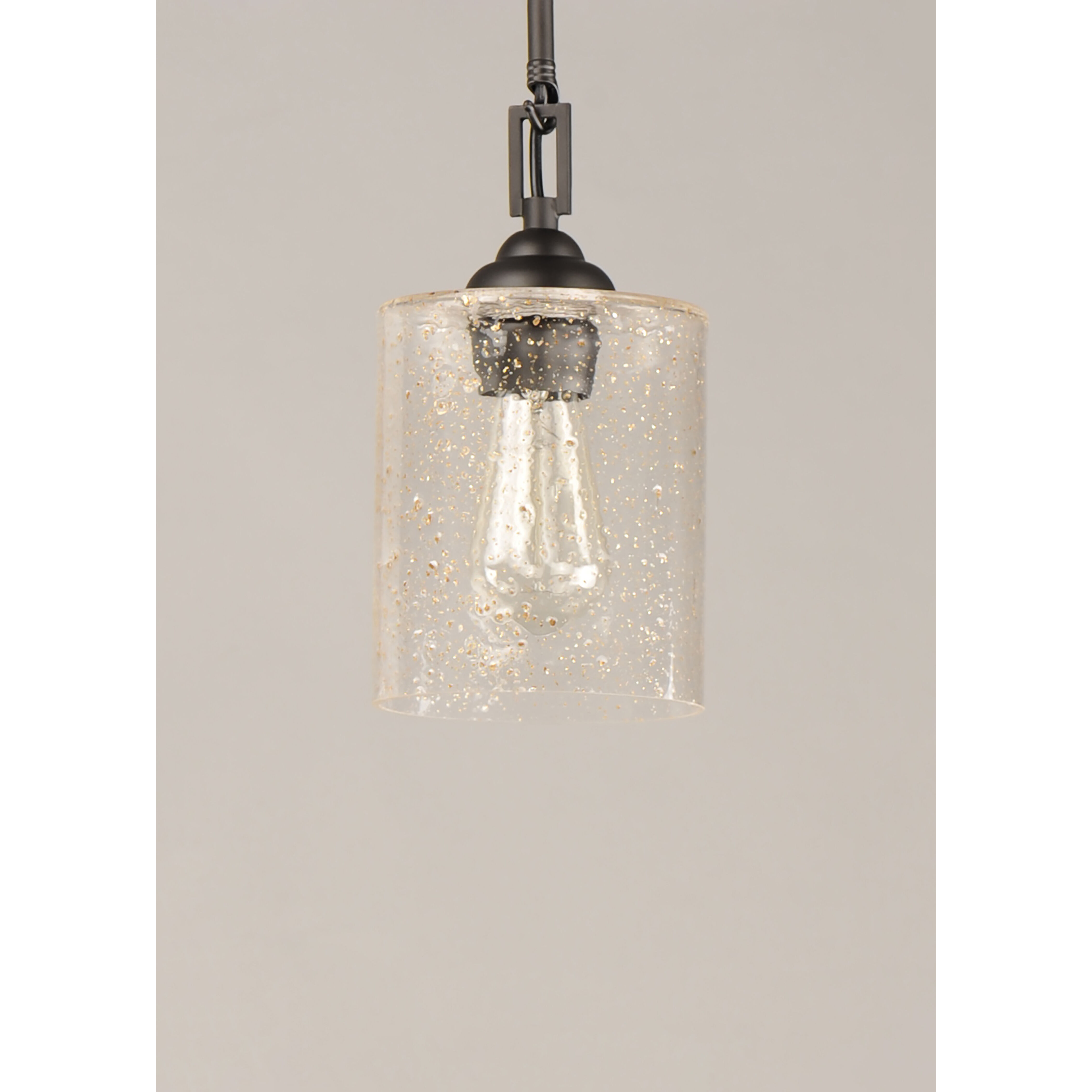 Stonehenge 1 Light 6 inch Bronze Single Pendant Ceiling Light