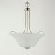 Vital 3 Light 16.5 inch Satin Nickel Multi-Light Pendant Ceiling Light