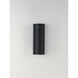 Outpost 2 Light 15 inch Black Outdoor Wall Mount