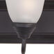 Essentials - 801x 3 Light 24 inch Oil Rubbed Bronze Bath Vanity Wall Light in Frosted