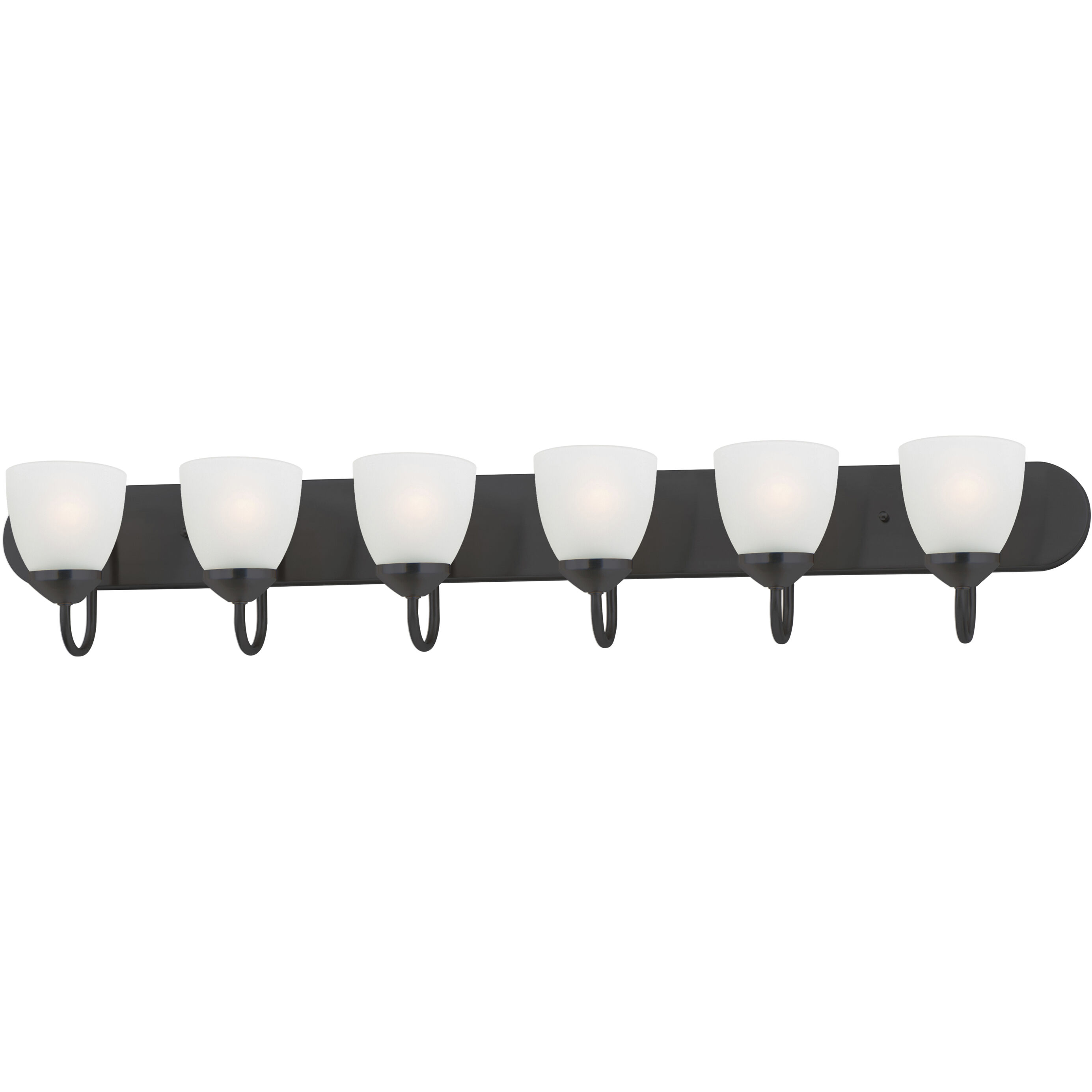 Axis 6 Light 48 inch Black Bath Vanity Wall Light