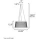 Bahama LED 24.25 inch Natural Outdoor Pendant