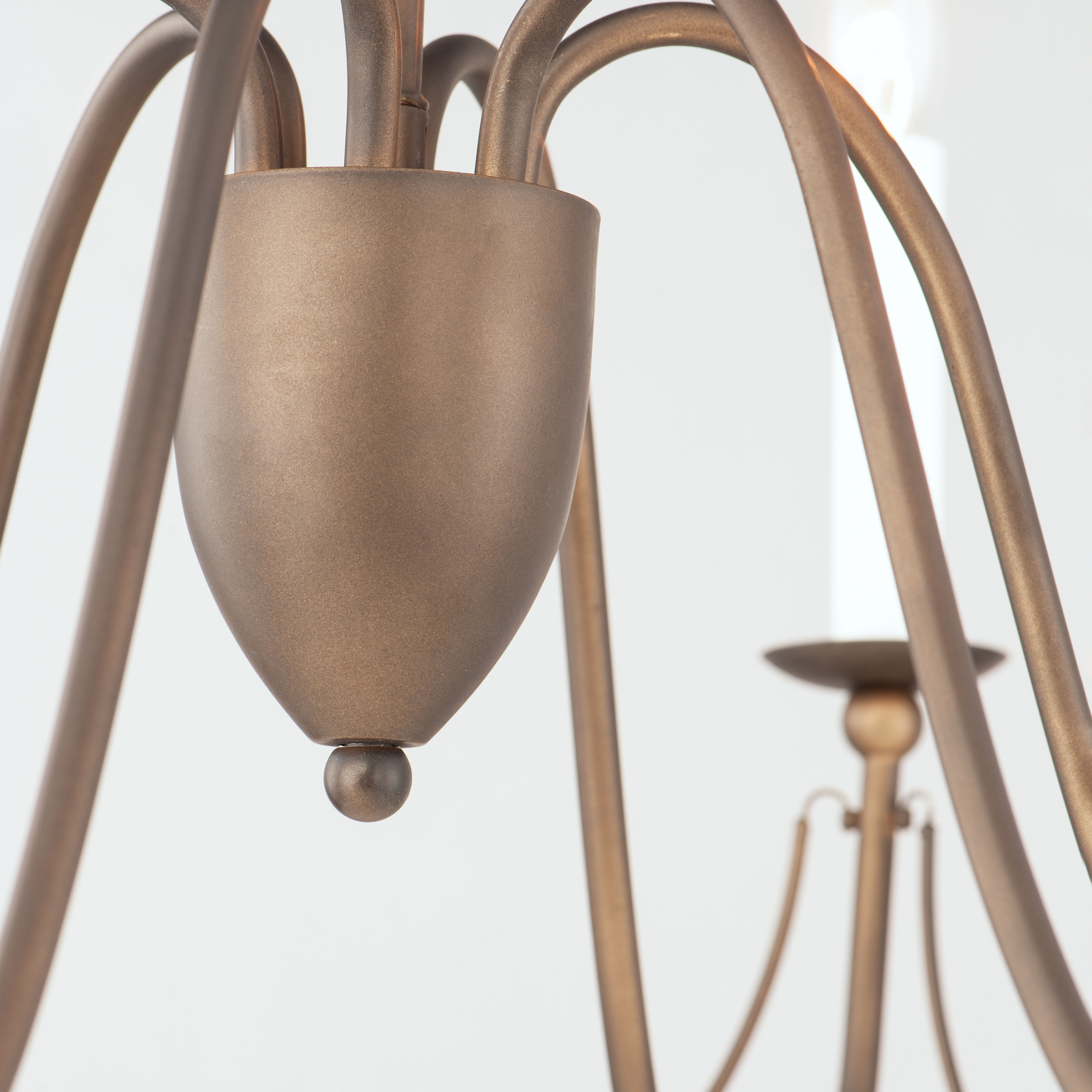 Plumette 6 Light 28 inch Chestnut Bronze Chandelier Ceiling Light