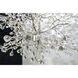 Cluster LED 28.5 inch Polished Nickel Semi-Flush Mount Ceiling Light