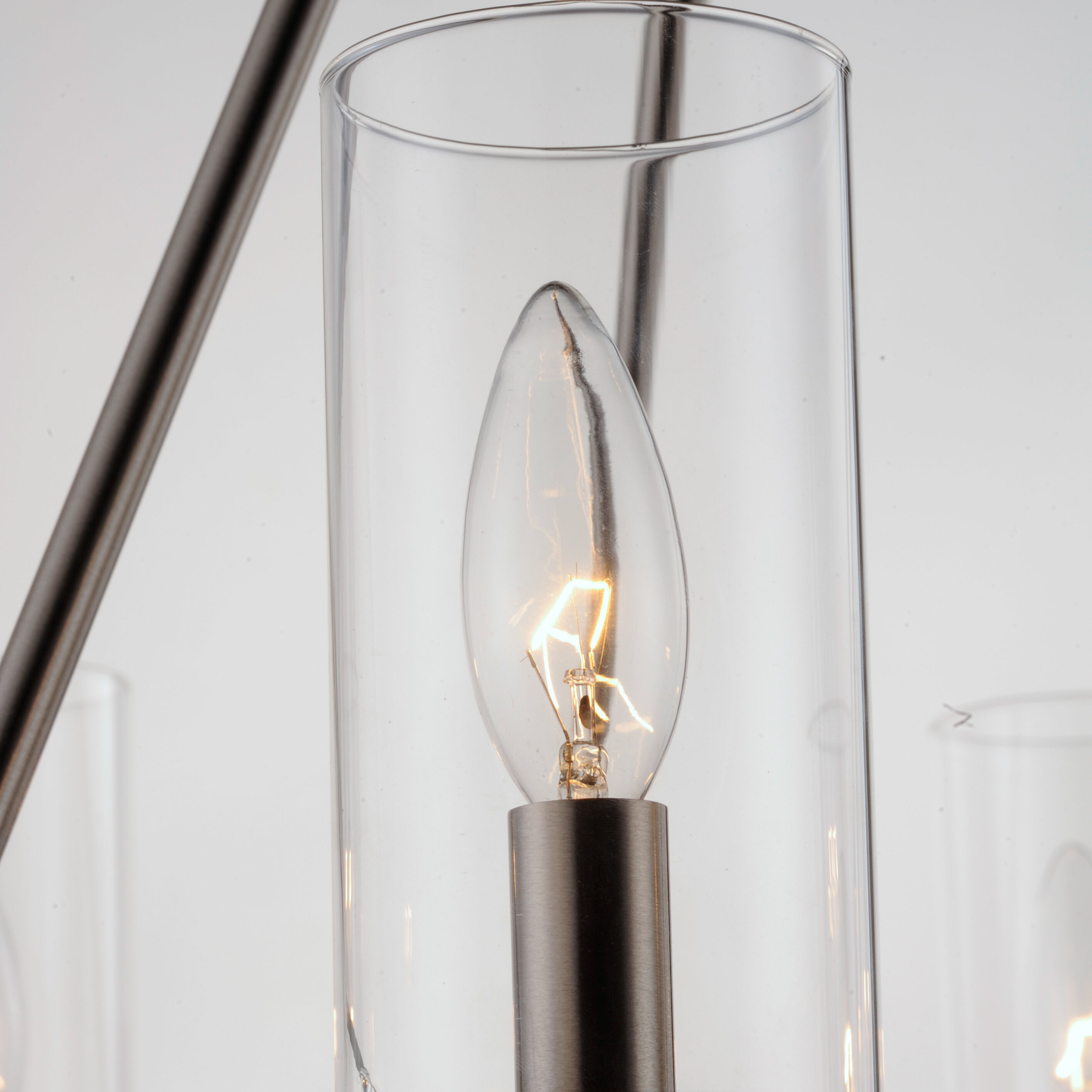 Sentinel 6 Light 24 inch Satin Nickel Single-Tier Chandelier Ceiling Light