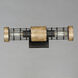Homestead 2 Light Driftwood and Black Wall Sconce Wall Light