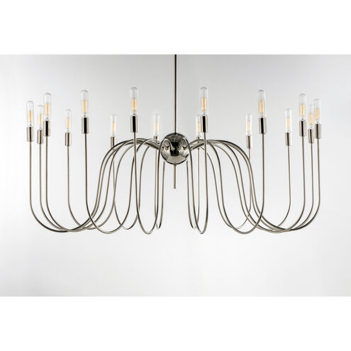 Willsburg 16 Light 44.25 inch Polished Nickel Entry Foyer Pendant Ceiling Light