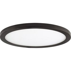 Wafer LED LED 10 inch Bronze Flush Mount Ceiling Light