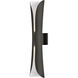 Scroll LED 30 inch Architectural Bronze Outdoor Wall Mount