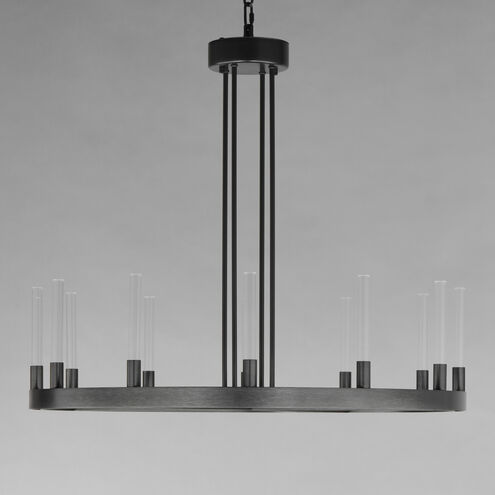 Ovation LED 32 inch Black Chandelier Ceiling Light