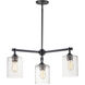 Stonehenge 3 Light 22 inch Bronze Chandelier Ceiling Light