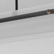Spectre LED 61.5 inch Black and Natural Aged Brass Linear Pendant Ceiling Light