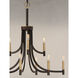 Lyndon 9 Light 32 inch Bronze and Antique Brass Chandelier Ceiling Light
