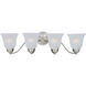 Basix 4 Light 27.50 inch Bathroom Vanity Light