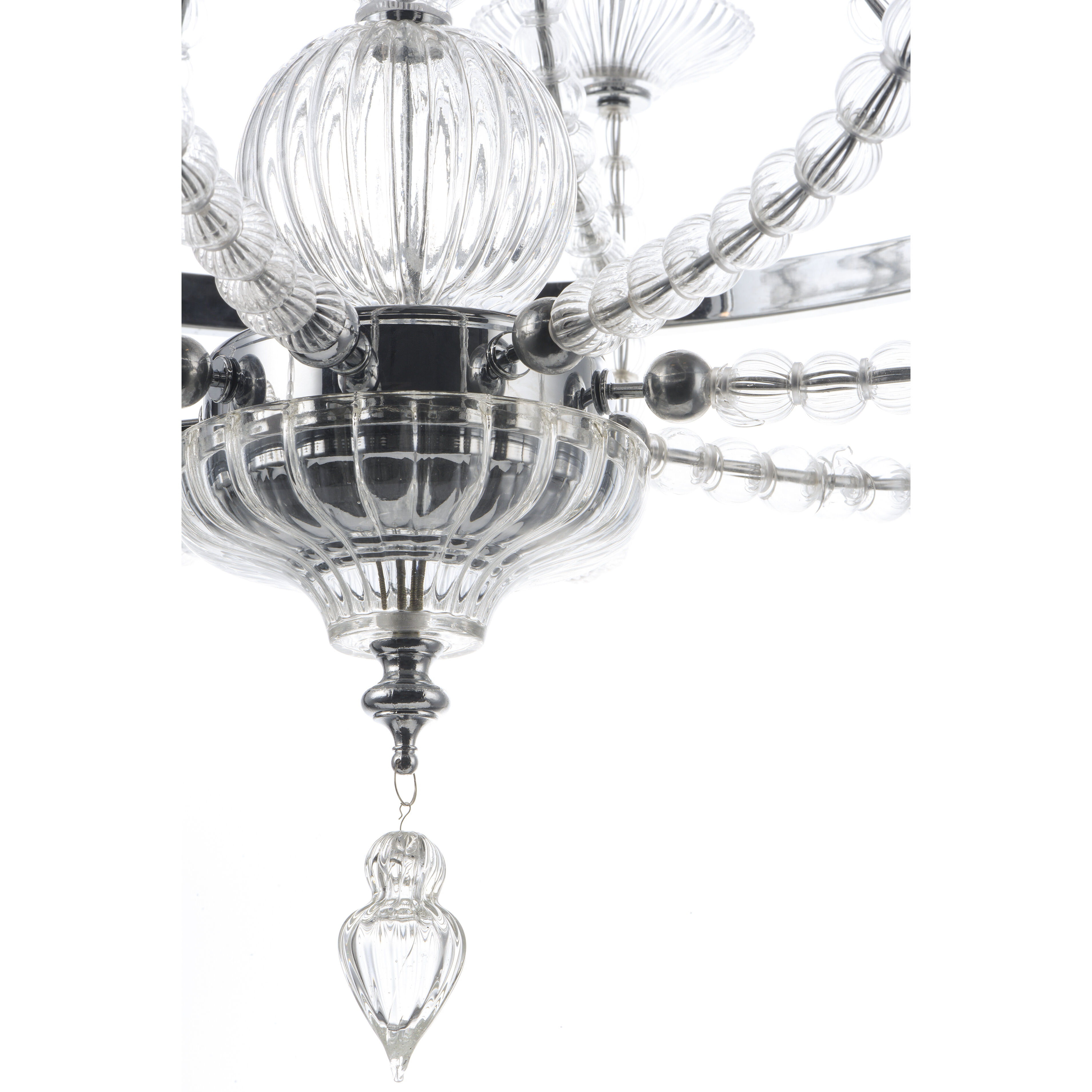 Paris 3 Light 12.5 inch Polished Nickel Single-Tier Chandelier Ceiling Light
