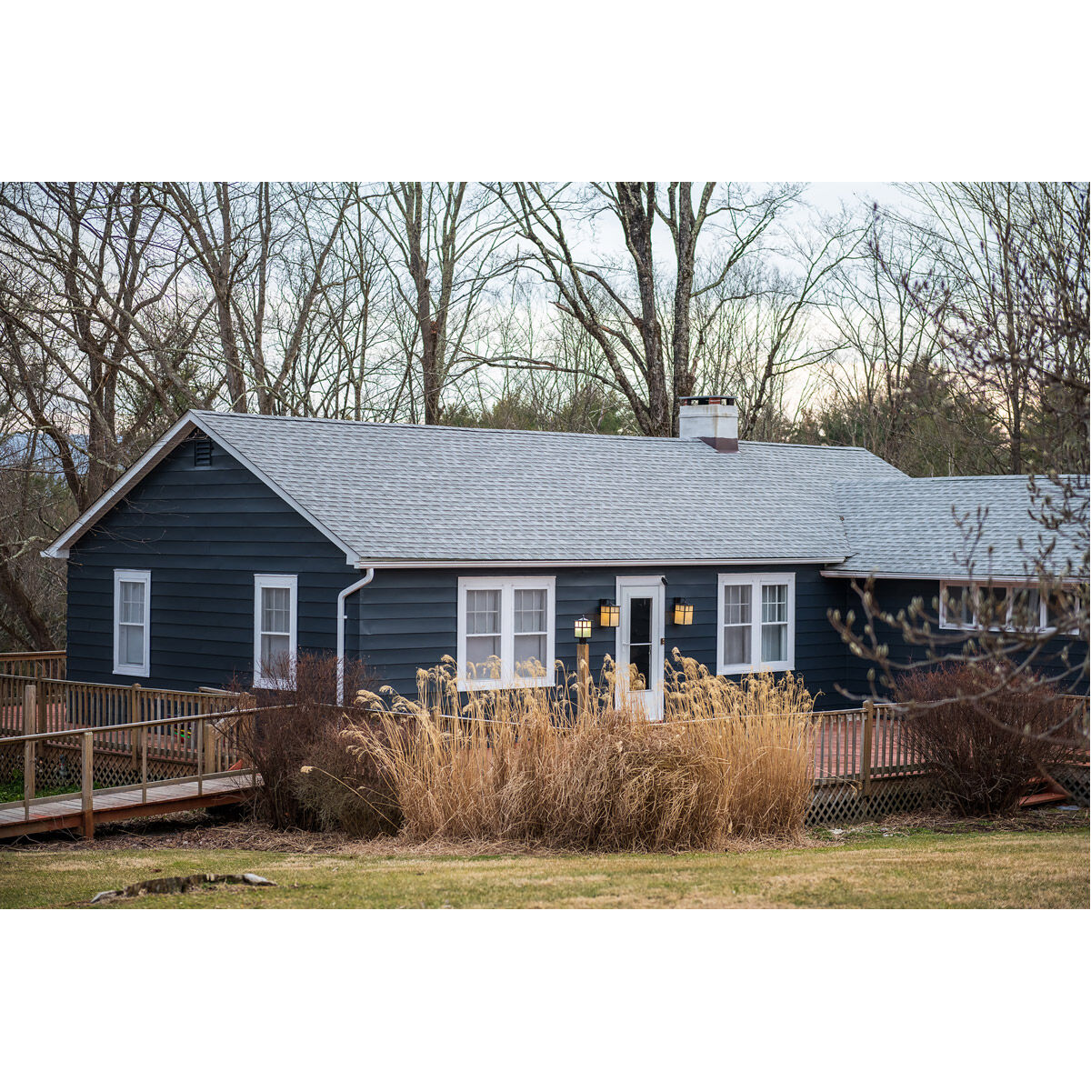 Coldwater 2 Light 9 inch Burnished Outdoor Ceiling Mount in Honey