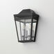 Oxford 2 Light 14 inch Black Outdoor Wall Mount