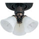 Basic-Max 3 Light Incandescent Oil Rubbed Bronze Ceiling Fan Light Kit
