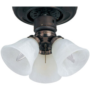 Basic-Max 3 Light Incandescent Oil Rubbed Bronze Ceiling Fan Light Kit