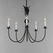 Paloma 5 Light 26 inch Anthracite Chandelier Ceiling Light