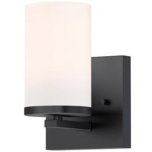Lateral 1 Light 5 inch Black Wall Sconce Wall Light 