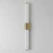 Tubo LED 30 inch Natural Aged Brass Bath Vanity Wall Light