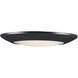 Diverse LED 11 inch Black Flush Mount Ceiling Light