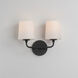 Bristol 2 Light 13.25 inch Anthracite Wall Sconce Wall Light