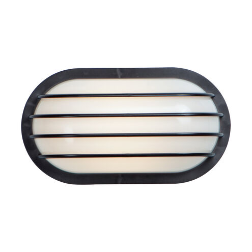 Bulwark LED 6 inch Black Outdoor Wall Mount