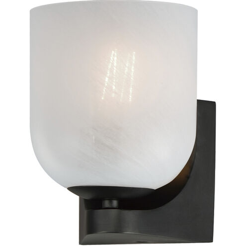 Scoop 1 Light 5.5 inch Black Wall Sconce Wall Light