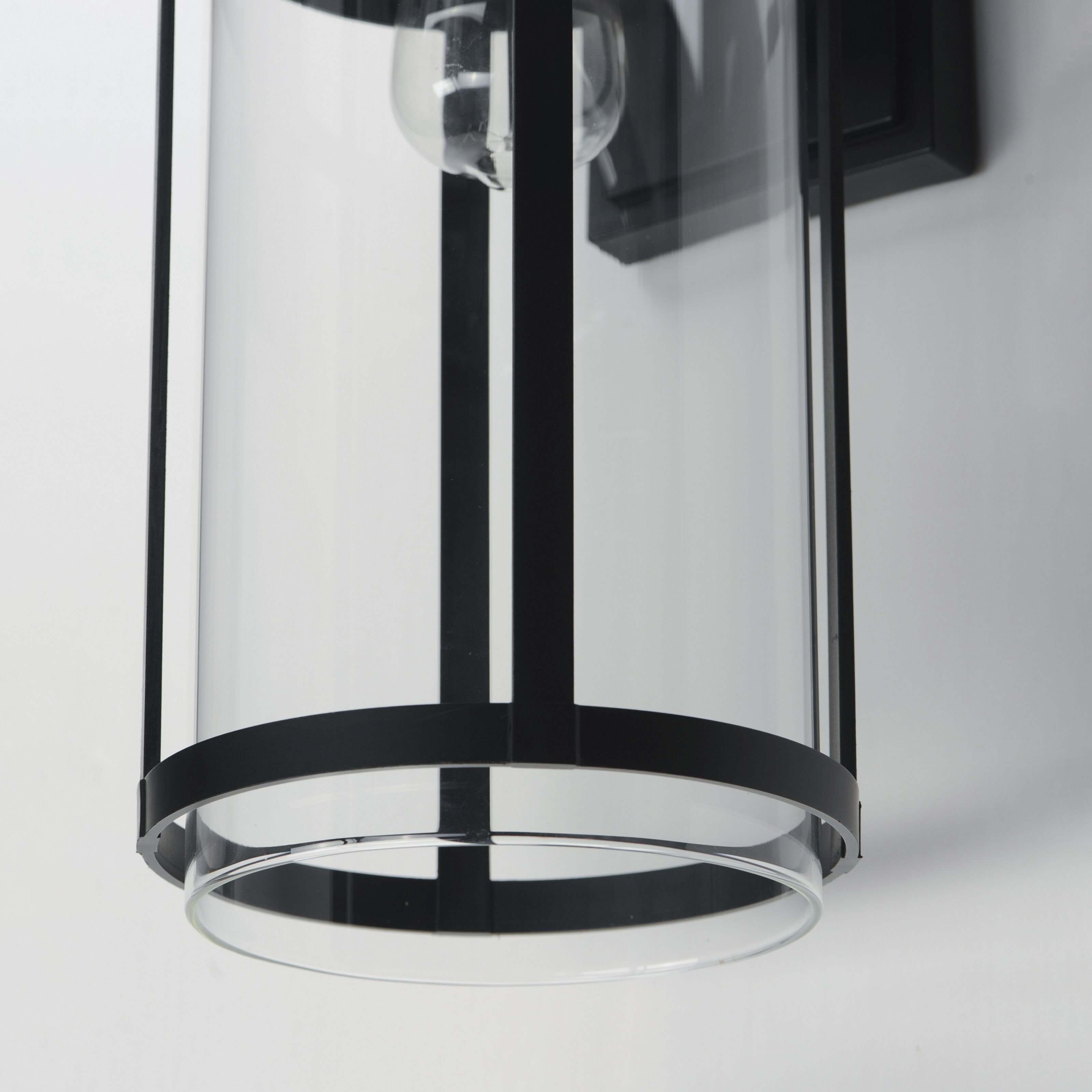 Clyde Vivex 1 Light 17 inch Black Outdoor Wall Mount