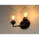 Acadia 2 Light 14.75 inch Black Bath Vanity Wall Light
