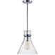 Seafarer LED 10 inch Polished Chrome Single Pendant Ceiling Light