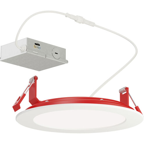 Slim Fire LED 7 inch White Flush Mount Ceiling Light