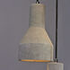 Crete LED 6 inch Polished Chrome Single Pendant Ceiling Light