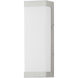 Tunnel LED 15 inch Brushed Aluminum Outdoor Wall Mount