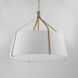 Bandera 4 Light 31 inch Natural Aged Brass Multi-Light Pendant Ceiling Light
